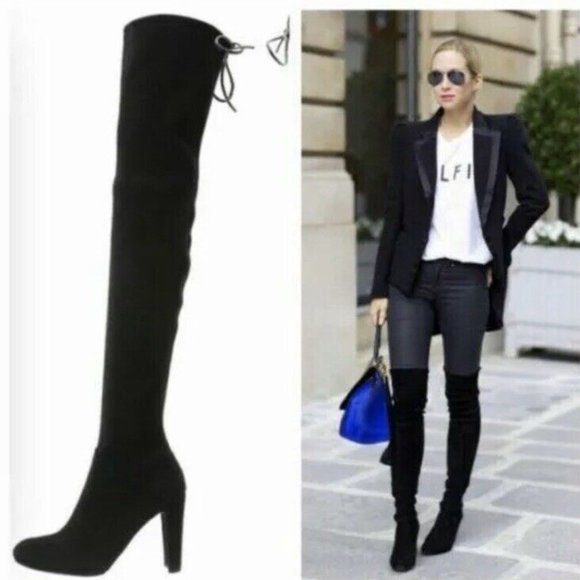 95% NEW STUART WEITZMAN HIGHLAND BOOTS, SIZE 7 - Picture 4 of 5